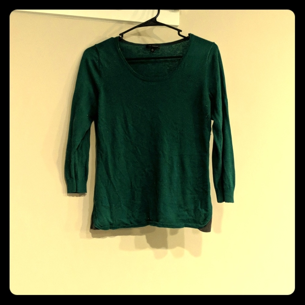 Emerald Green Scoop Neck Sweater